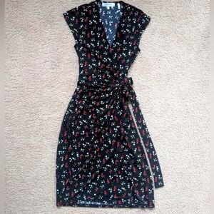 Lark & Ro XS Floral Wrap Dress